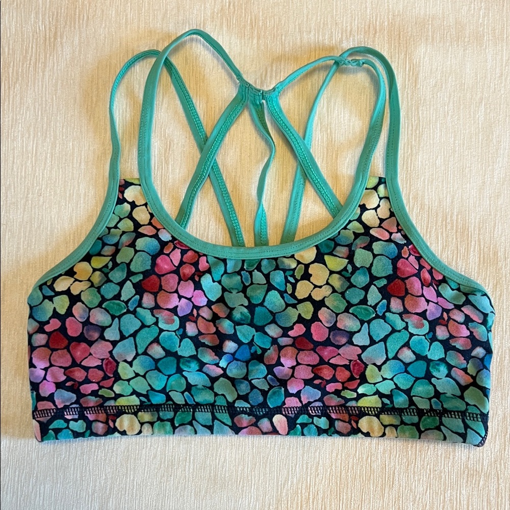 Born Primitive Rhapsody Multicolor Sports Bra Size Small Running Yoga